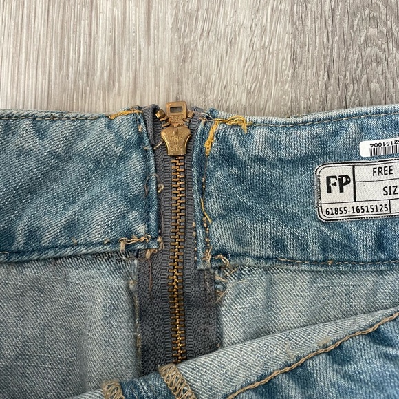 Free People Modern Femme Denim Mini Skirt - Picture 4 of 4